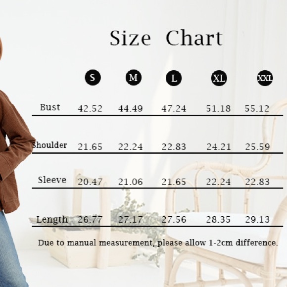 Cozy Tan Shearling Jacket thick faux suede winter warm coat - Picture 6 of 6